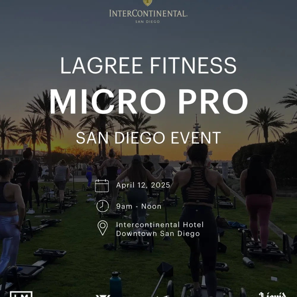 Lagree Fitness Micro Pro San Diego Event